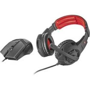 Trust GXT 784 herní headset na kabel přes uši, jack 3,5 mm, černá