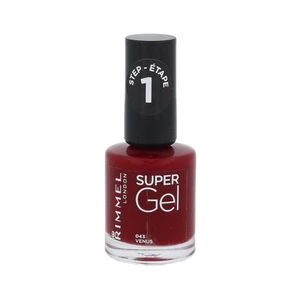 Rimmel London Super Gel STEP1 12 ml lak na nehty pro ženy 043 Venus