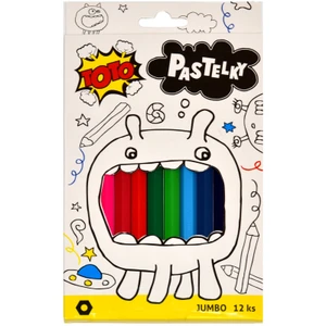 Wiky - Pastelky Jumbo TOTO 12 ks