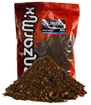 Benzar mix krmítková směs turbo feeder 800 g - black halibut