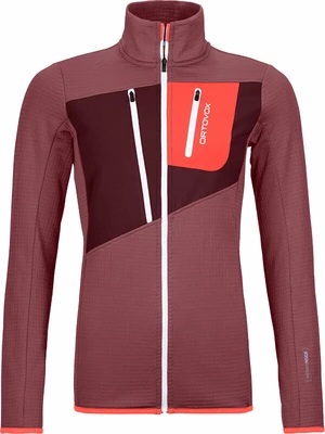 Ortovox Fleece Grid Jacket W Mountain Rose XS Felpa outdoor