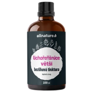 ALLNATURE Lichořeřišnice větší bezlihová tinktura 100 ml