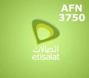 Etisalat 3750 AFN Mobile Top-up AF