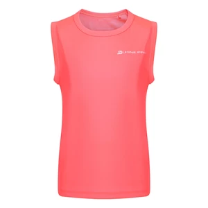 Kids quick-drying tank top ALPINE PRO SCODO diva pink