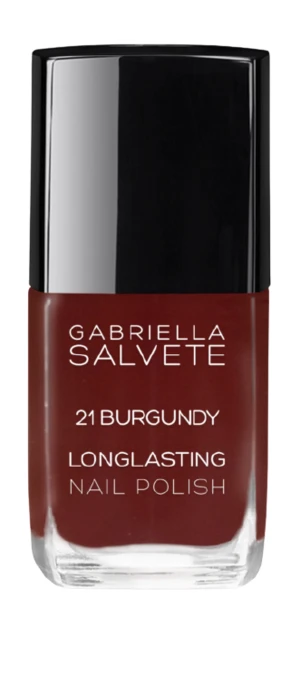 GABRIELLA SALVETE Dlouhotrvající lak na nehty s vysokým leskem Burgundy 11 ml