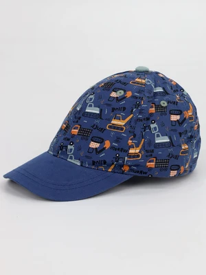 Yoclub Kids's Boys' Baseball Cap CZD-0673C-A200 Navy Blue