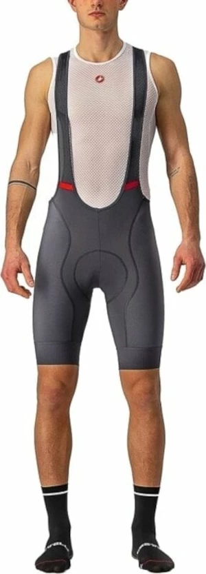 Castelli Competizione Bibshorts Gunmetal Gray XL Cyklo-kalhoty