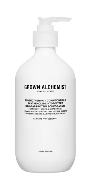 Grown Alchemist Posilující kondicionér Hydrolyzed Bao-Bab Protein, Calendula, Eclipta Alba (Strengthening Conditioner) 500 ml