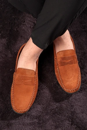 Ducavelli Naran Genuine Leather Men's Casual Shoes, Loafers, Lightweight Shoes, Suede Shoes.