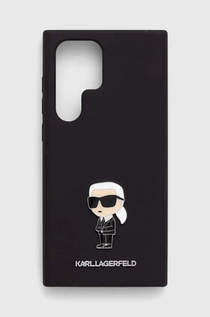 Obal na telefon Karl Lagerfeld S23 Ultra S918 černá barva