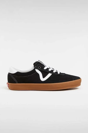 Semišové tenisky Vans Sport Low černá barva, VN000CQRB9M1