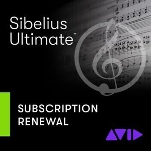 AVID Sibelius Ultimate 1Y Subscription (Renewal) (Digitális termék)