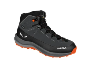 Salewa JR MTN TRAINER 2 MID PTX EU 33, Onyx/Alloy Dětské trekové boty