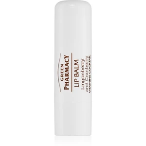 Green Pharmacy Lip Care Lingonberry and Cranberry vyživujúci balzam na pery SPF 10 3.6 ml