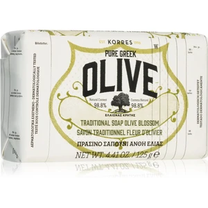 Korres Pure Greek Olive & Olive Blossom čistiace tuhé mydlo 125 g