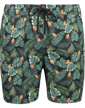 Pánske kúpacie kraťasy Trendyol Tropical Print