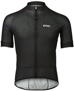 POC Essential Road Logo Koszulka Uranium Black/Hydrogen White M