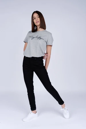 Tommy Jeans Rifle - MID RISE SKINNY NORA DNBST čierne