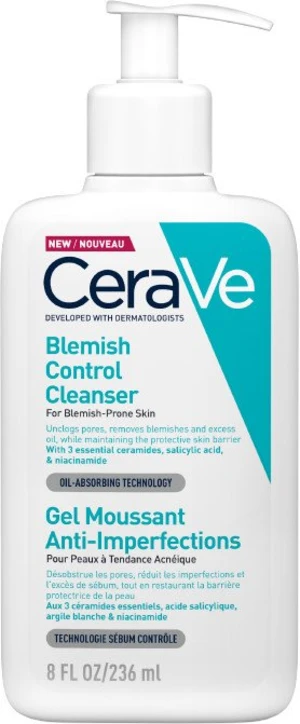 CERAVE Čisticí gel proti nedokonalostem 236 ml