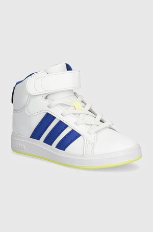 Dětské sneakers boty adidas GRAND COURT MID bílá barva, IE3861