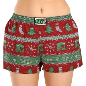 Women's briefs Styx art classic rubber Christmas knitted