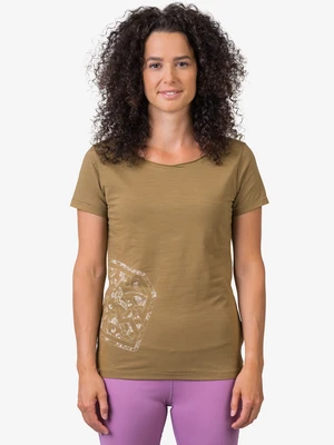 Khaki women's t-shirt Hannah Zoey II