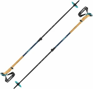 Leki Bernina Lite 2 Denimblue/Midnight Blue/Mint 100 - 135 cm Bâtons de trekking