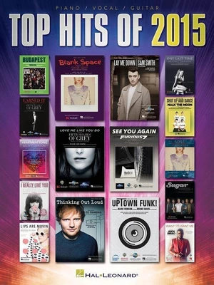 Hal Leonard Top Hits of 2015 Piano, Vocal and Guitar Note