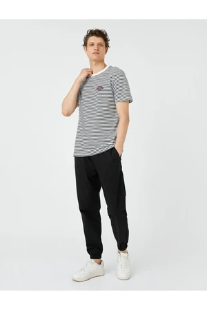 Koton Jogger Pants with Tie Waist, Pocket Detailed Cotton.