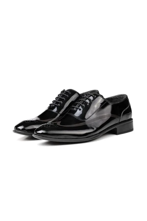 Ducavelli Stylish Genuine Leather Men's Oxford Lace-Up Classic Shoe.