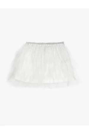 Koton Tutu Skirt with Elastic Waist, Layered Lined.