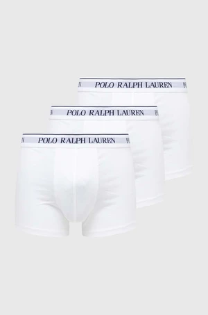 Boxerky Polo Ralph Lauren 5-pak pánske,biela farba,714864292