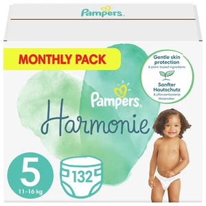 Pampers Harmonie Plenky vel. 5, 11-16 kg, 132 ks