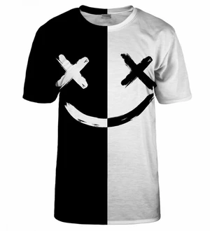 Bittersweet Paris Unisex's B&W Face T-Shirt Tsh Bsp514