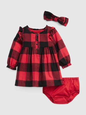 GAP Baby Checkered Dress Set - Girls