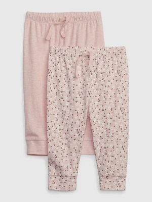 GAP Baby Sweatpants from organic cotton, 2 pcs - Girls