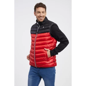 Black-and-red men's quilted vest SAM 73 Potter