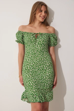 Happiness İstanbul Dress - Green - A-line