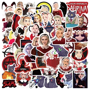 10/50Pcs TV Show Chilling Adventures of Sabrina Stickers Skateboard Motorcycle Helmet Guitar Luggage Laptop Stiker Decal Kid Toy