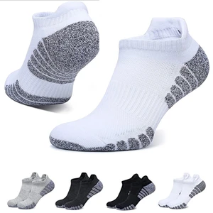 Thickened towel bottom running socks cotton boat socks non-slip sweat-absorbing breathable sports socks