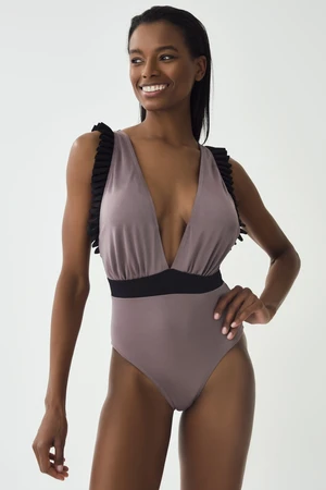 Dagi Beige Triangle Swimsuit