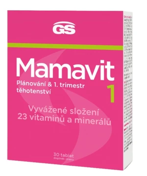 GS Mamavit 1 Plánování a 1.trimestr 30 tablet