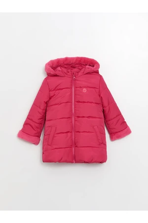 LC Waikiki Hooded Long Sleeved Basic Baby Girl's Coat