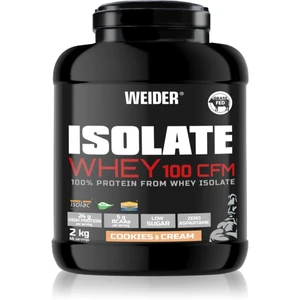 Weider Isolate Whey 100 CFM syrovátkový izolát příchuť Cookies & Cream 2000 g