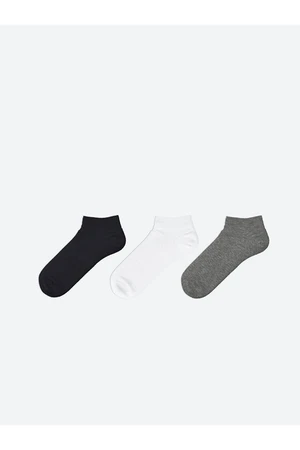 LC Waikiki Men's Booties Socks 3-pack