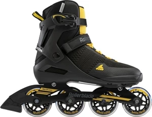 Rollerblade Spark 80 Black/Saffron Yellow 40,5 Patine în linie