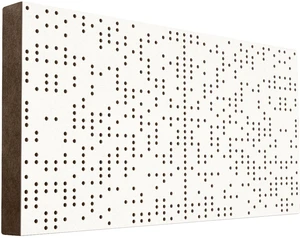 Mega Acoustic FiberPRO120 Binary Diffuser White/Brown Absorbent Holzplatte