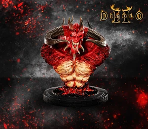 Diablo II - The Lord of Terror Bust 20th Anniversary Statue EU Prismyx Voucher