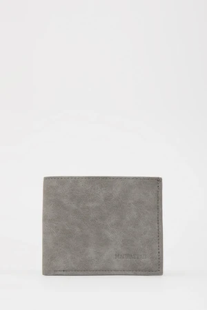 DEFACTO Men&#39;s Faux Leather Wallet