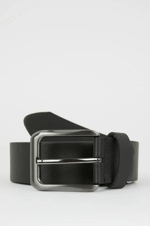 DEFACTO Men's Faux Leather Jean Belt